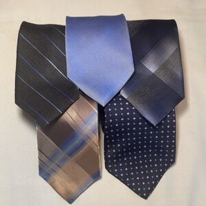 Michael Kors & more Men's Tie Collection - Blue and Tan Hues